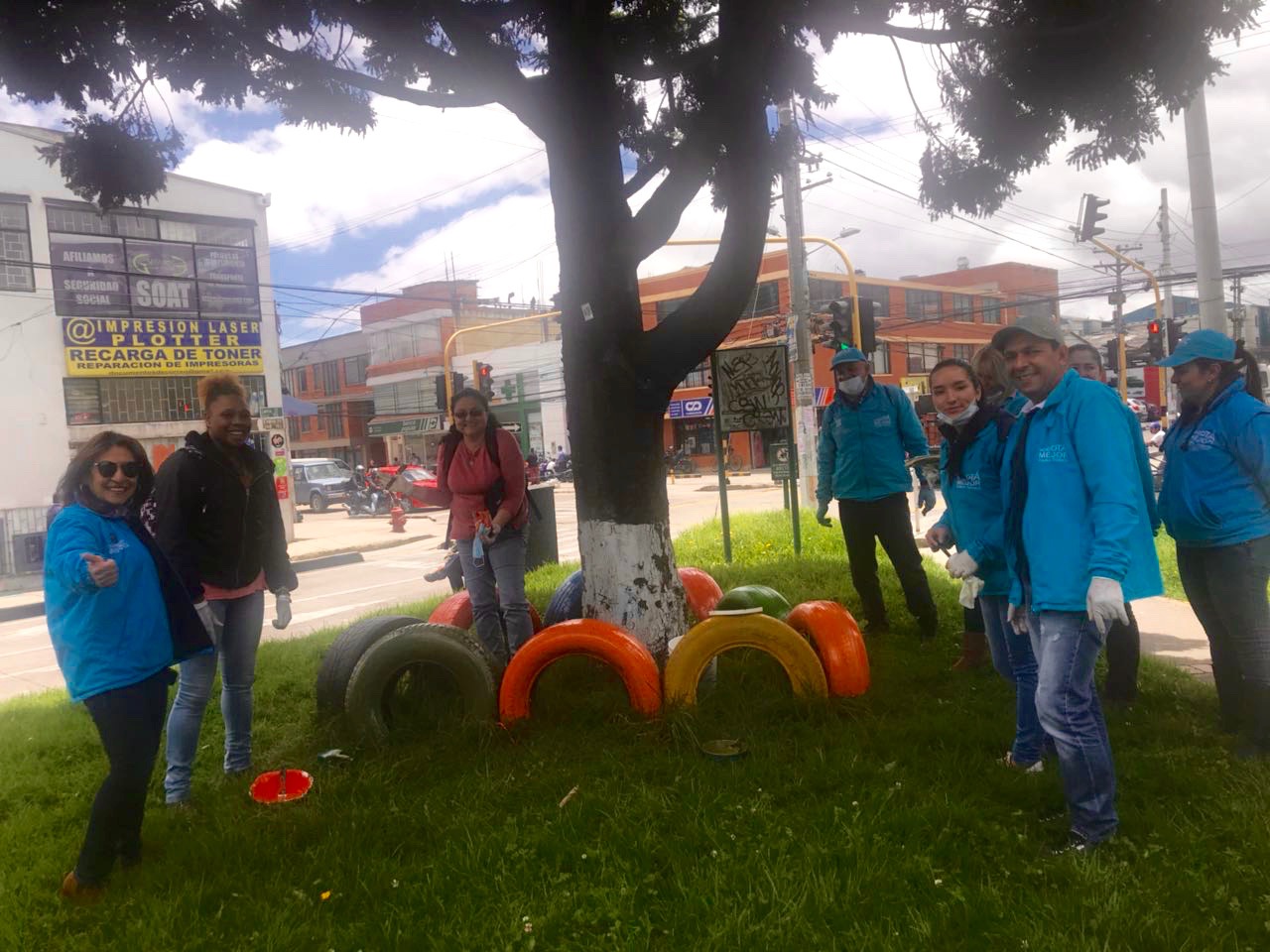 Desechos orgánicos de parque en Usaquén son convertidos en abono en Bosa