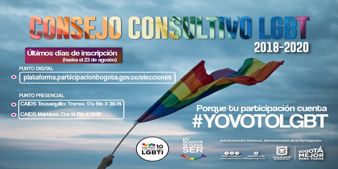 Boletín informativo Nro. 9 Elección Consejo Consultivo LGBT 2018-2020