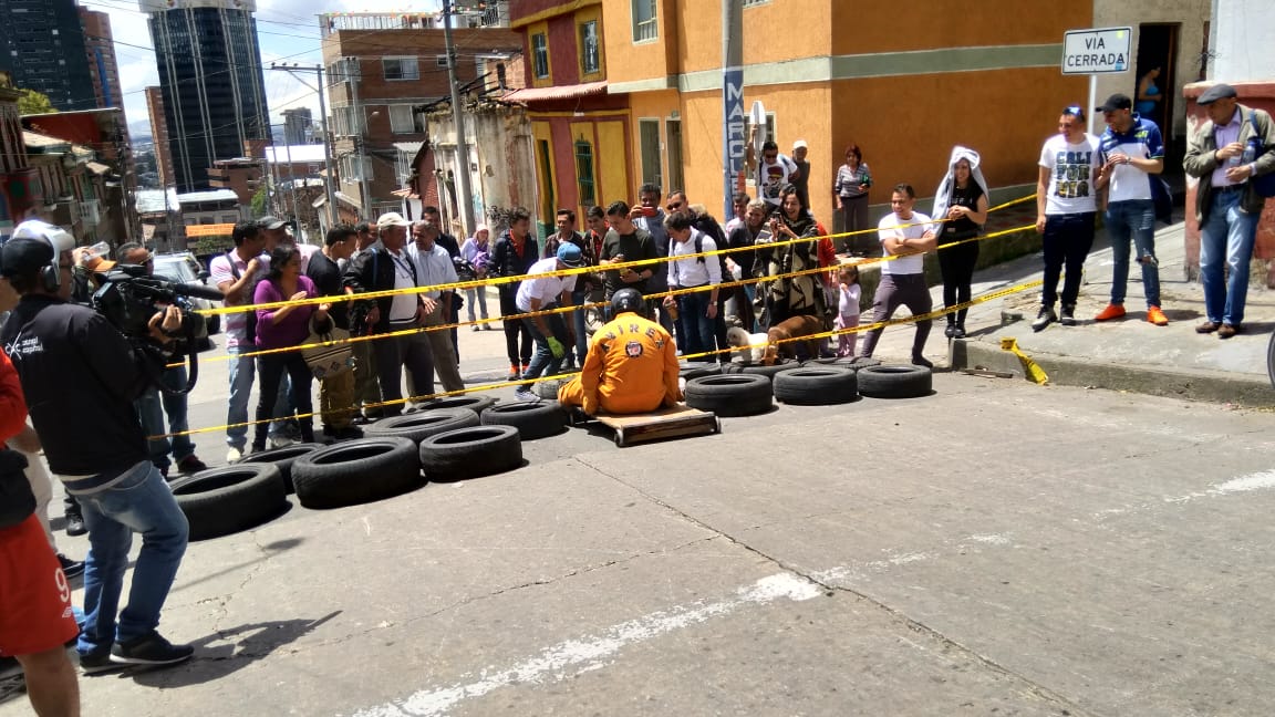 Decenas de carritos de balineras se toman La Perseverancia