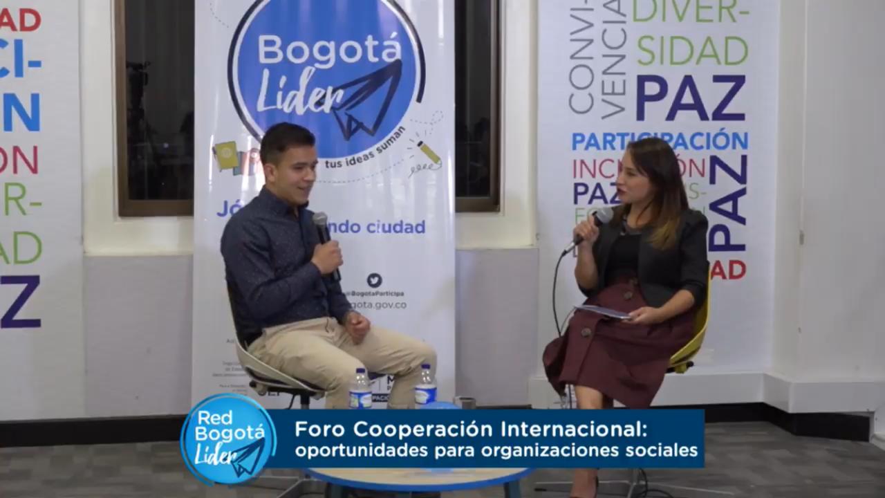 Jóvenes de la Red Bogotá Líder, se acercan a la Cooperación Internacional