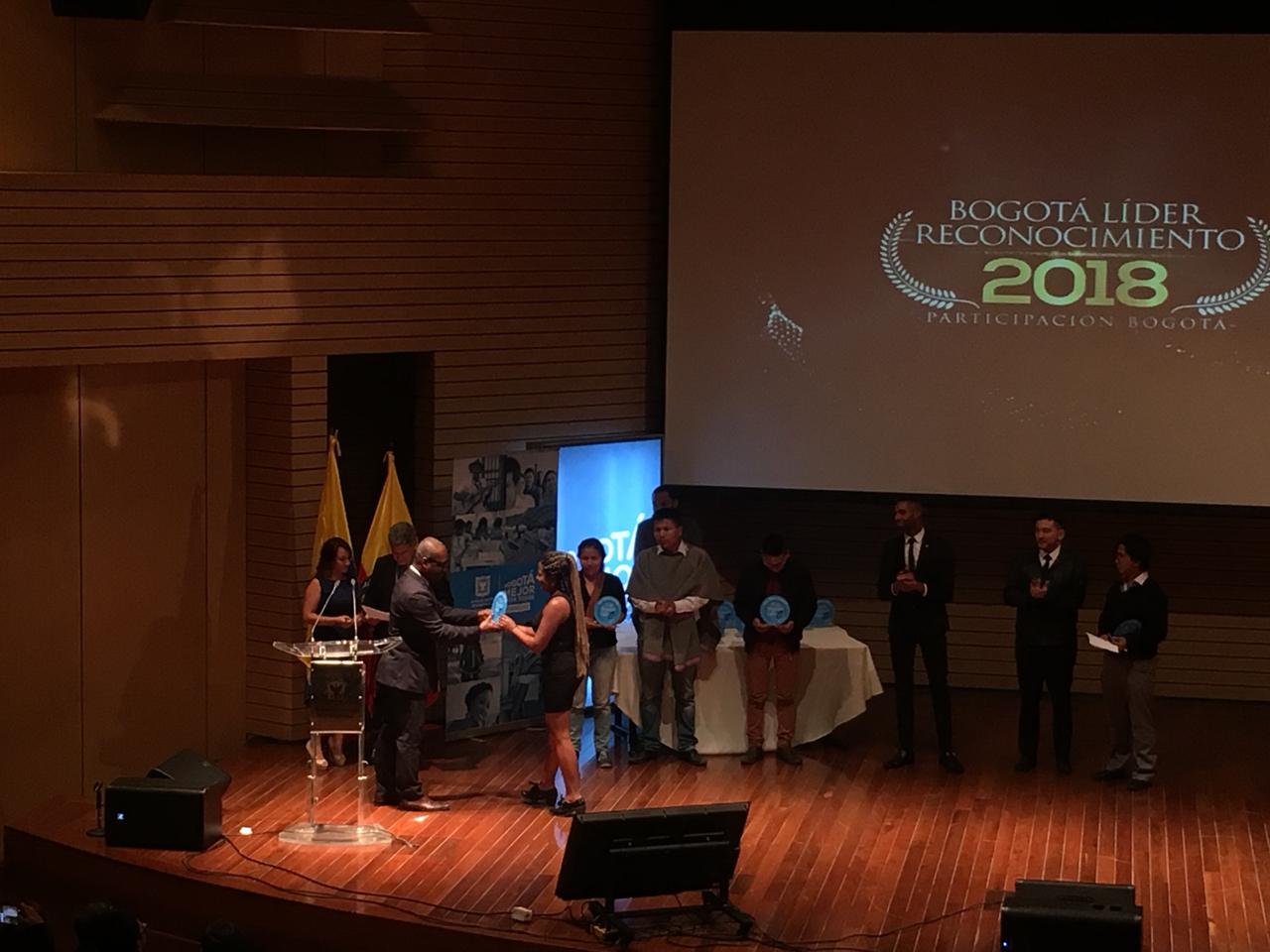 Reconocimientos Bogotá Líder 2018