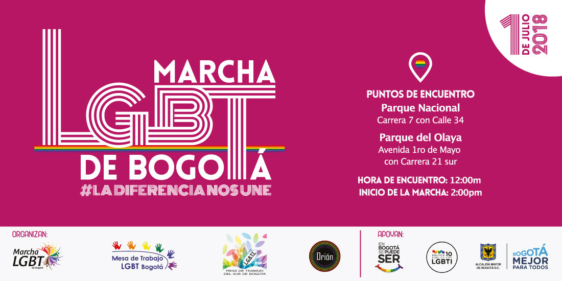 Carrozas y comparsas harán la fiesta de diversidad en la Marcha LGBT 2018