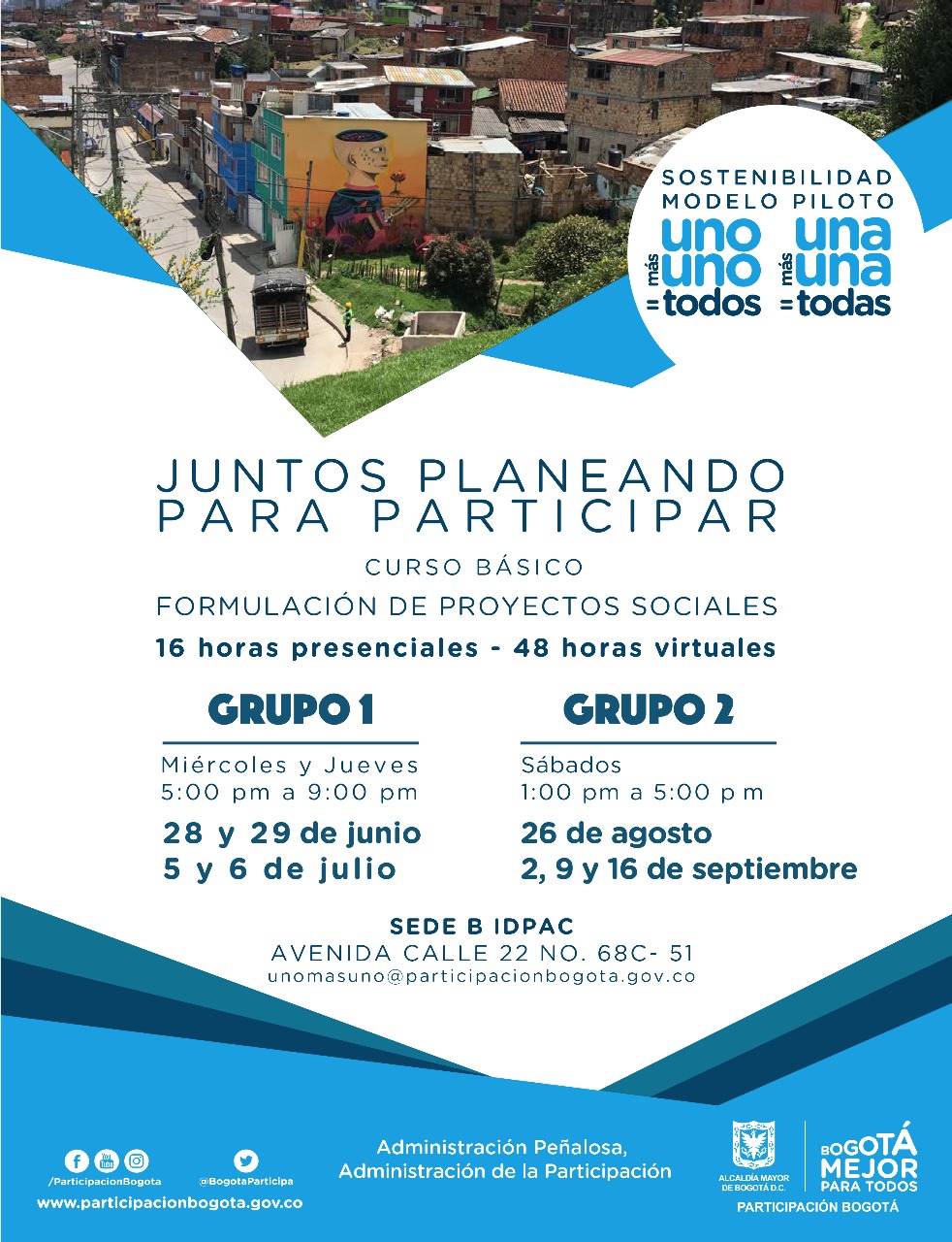 Curso de formación en ‘Formulación de Proyectos Sociales’