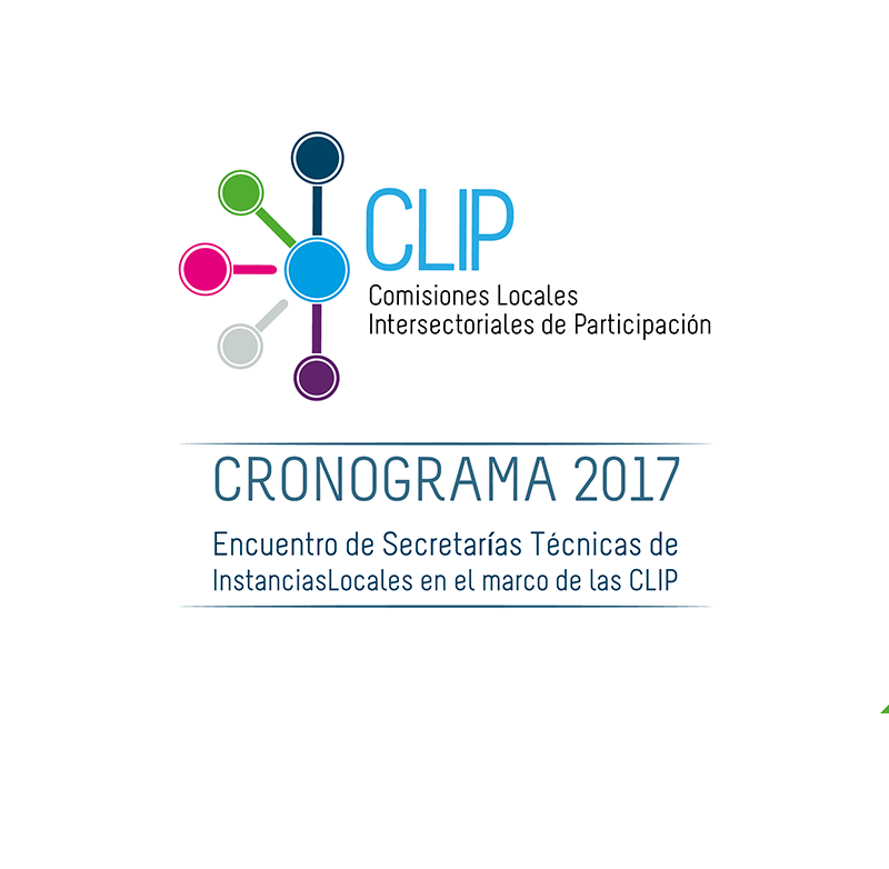 Cronograma 2017 - Comisiones Locales Intersectoriales de Participación (CLIP)