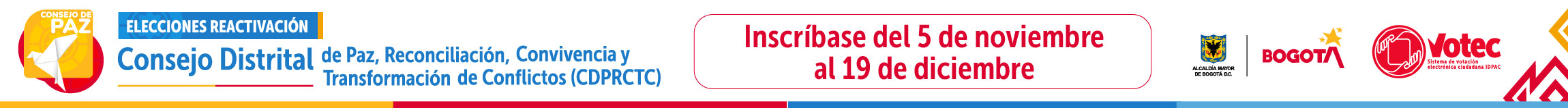 Elecciones Consejos de Paz, Reconciliación y Convivencia