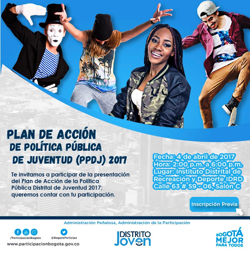 Plan de Acción de la Política Pública Distrital de Juventud para el año 2017