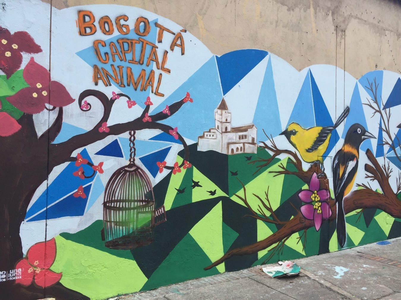 Con murales la ciudadanía plasma la filosofía de Bogotá Capital Animal en sus barrios