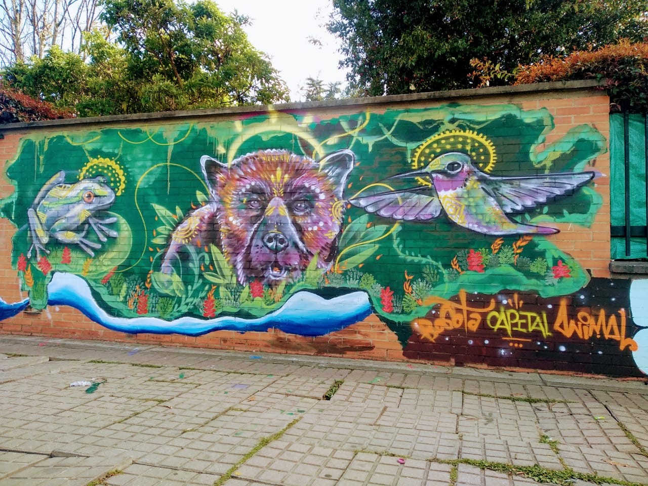 Con murales la ciudadanía plasma la filosofía de Bogotá Capital Animal en sus barrios