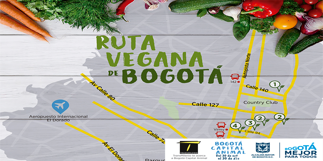 Bogotá Vegana: aquí encontrará la ruta de restaurantes y supermercados