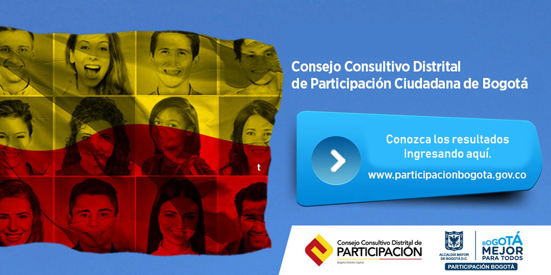 Resultados Consejo Consultivo Distrital de Participación Ciudadana