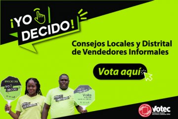 Elecciones Consejos Locales y Distritales de Vendedores Informales
