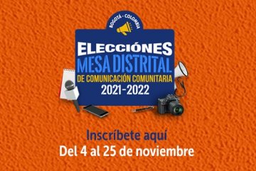 Elecciones Mesa Distrital de Comunicación Comunitaria 2021