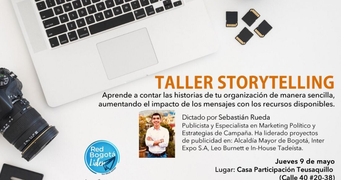 Red Bogotá Líder realizará taller de Storytelling