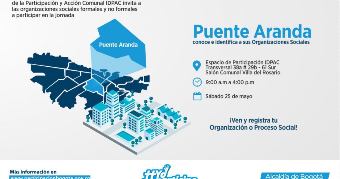 Puente Aranda conoce e identifica a sus Organizaciones Sociales