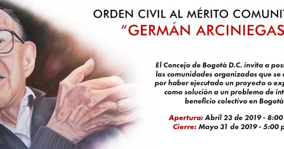 Orden Civil al Mérito Comunitario "Germán Arciniegas"