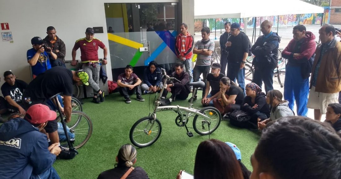 Migrantes venezolanos podrán rodar por Bogotá gracias a ‘Dale Pedal a Venezuela’ 