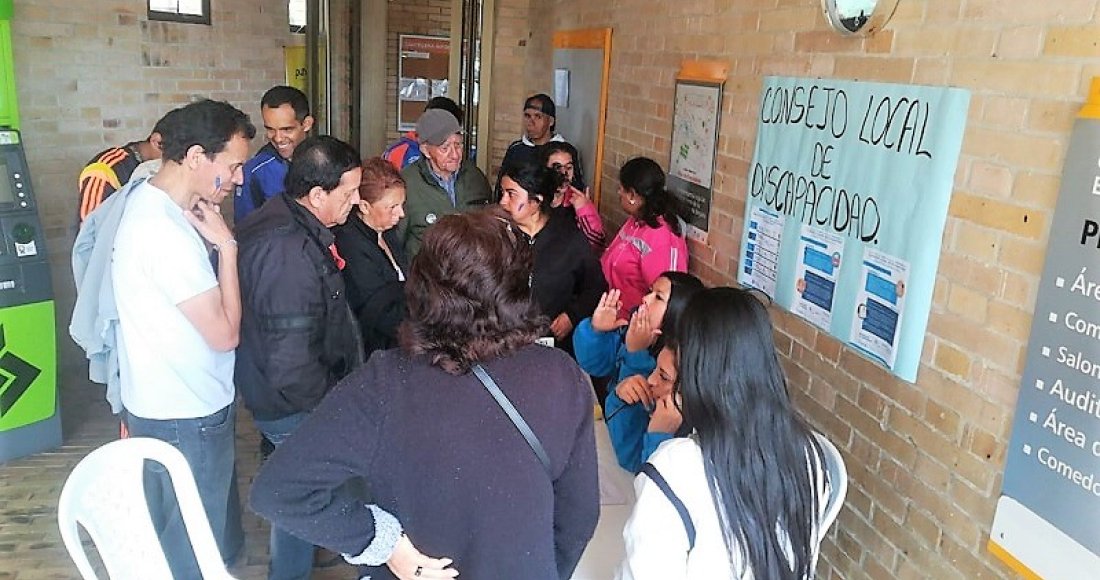 Bogotá elige representantes de las personas con discapacidad ante Consejos Locales de Discapacidad