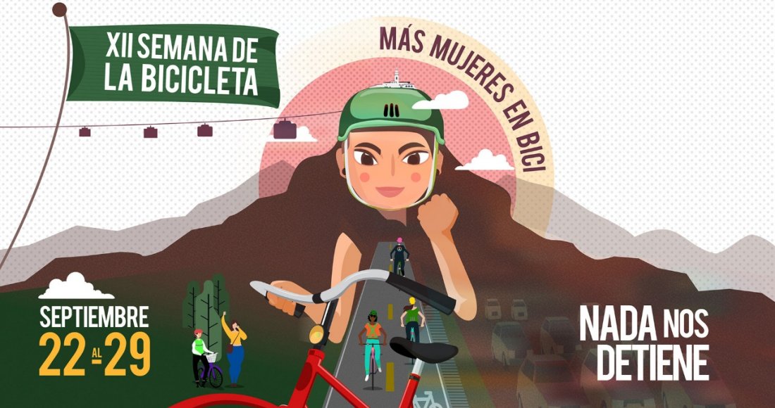 ‘Más mujeres en bici’, el propósito de la XII semana de la bicicleta de Bogotá