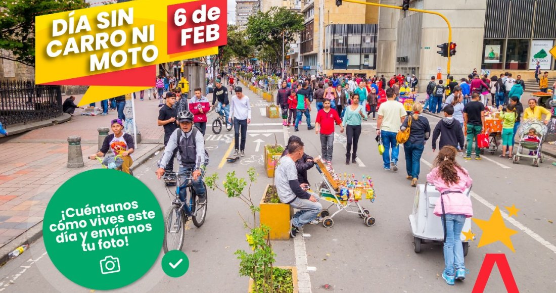 Aliste su bici, patineta, patines o tenis para sumarse al Día sin carro ni moto