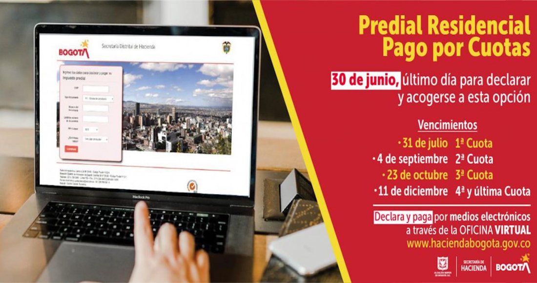 El 30 de junio vence el plazo para acogerse al pago del predial por cuotas