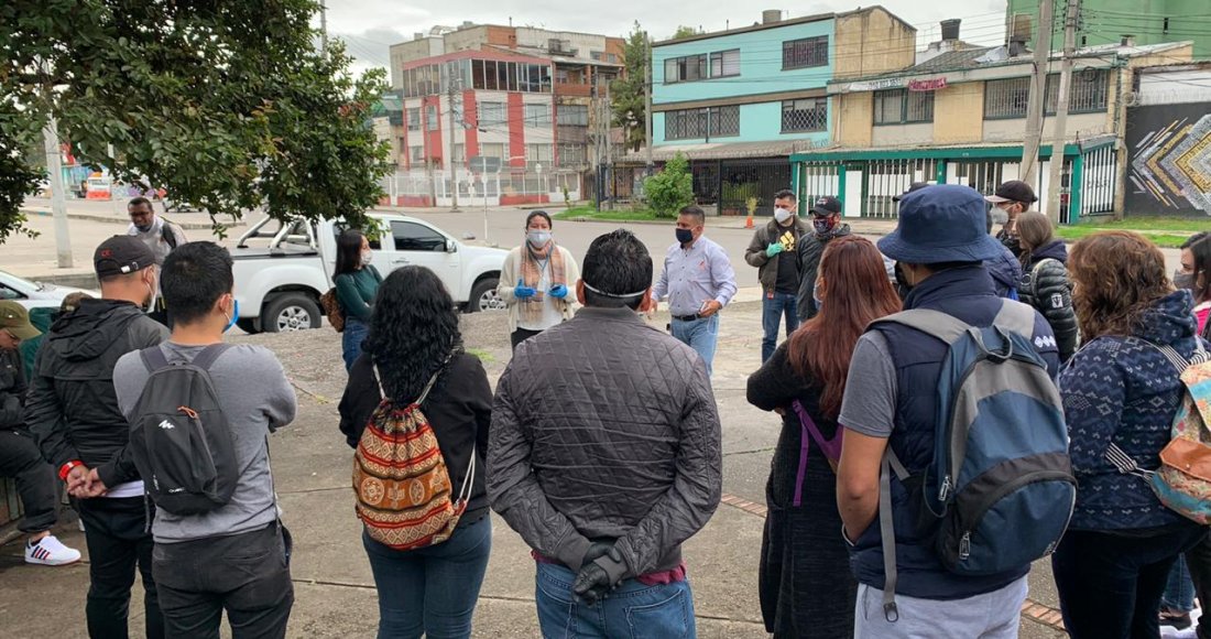 IDPAC entrega mercados en la localidad de Teusaquillo