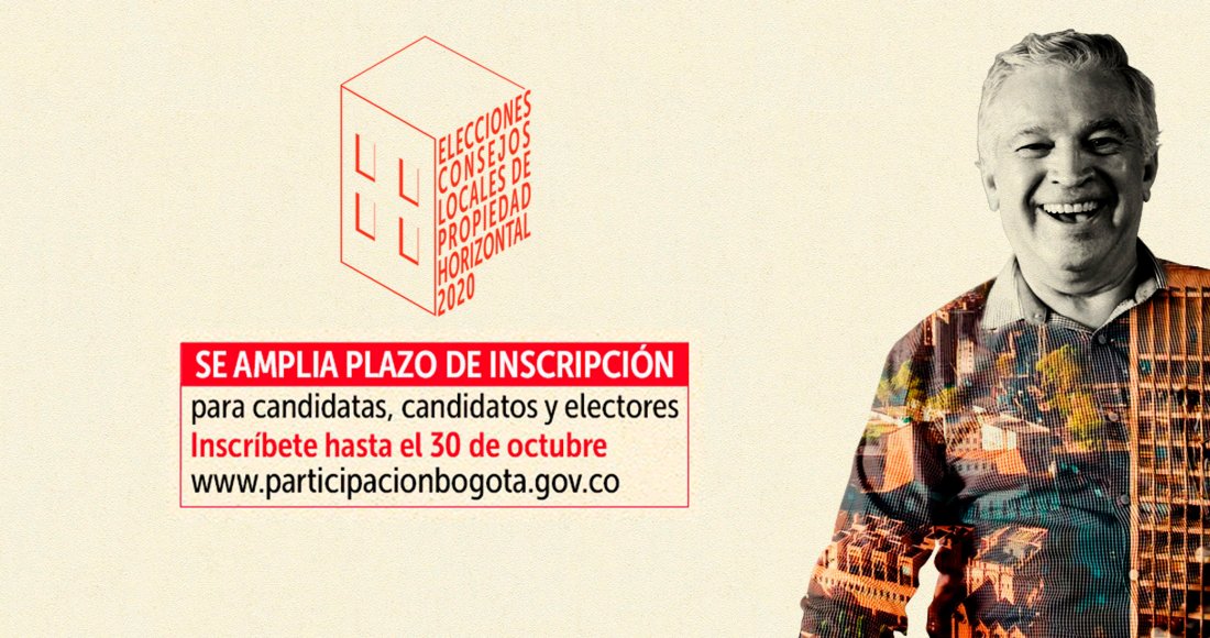 Se amplía plazo de inscripción para la Elección de los Consejos Locales de Propiedad Horizontal