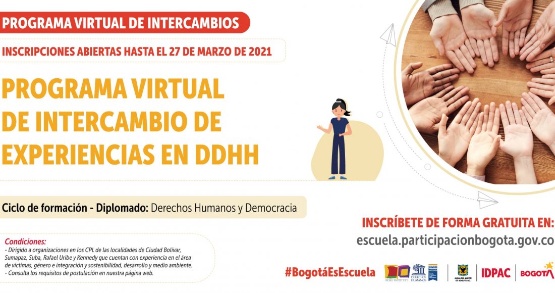 Programa Virtual de Intercambio de Experiencias en DDHH: una mirada hacia la reivindicación de los derechos de las poblaciones vulnerables 