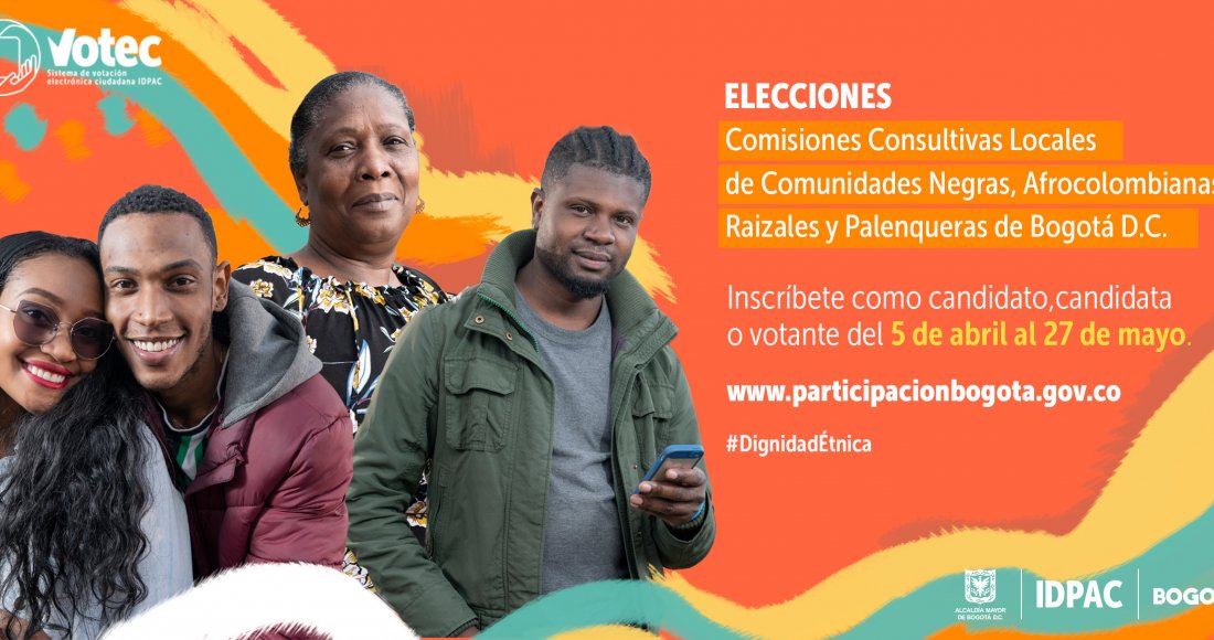 Elecciones de las Comisiones Consultivas Locales de Comunidades Negras, Afrocolombianas, Raizales y Palenqueras de Bogotá D.C. 