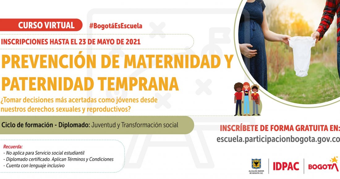 Curso ‘Prevención de Maternidad y Paternidad Temprana’, salud sexual en la adolescencia 