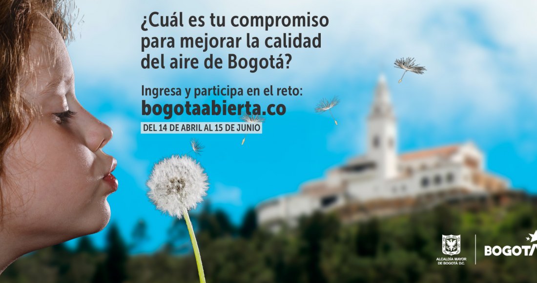 ¿Cuál es tu compromiso para mejorar la calidad del aire de Bogotá?, el reto de Bogotá Abierta  