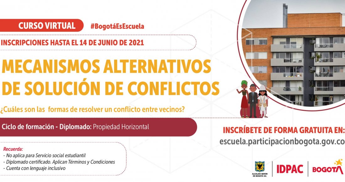 IDPAC lanza el curso ‘Mecanismos Alternativos para la Solución de Conflictos’ 