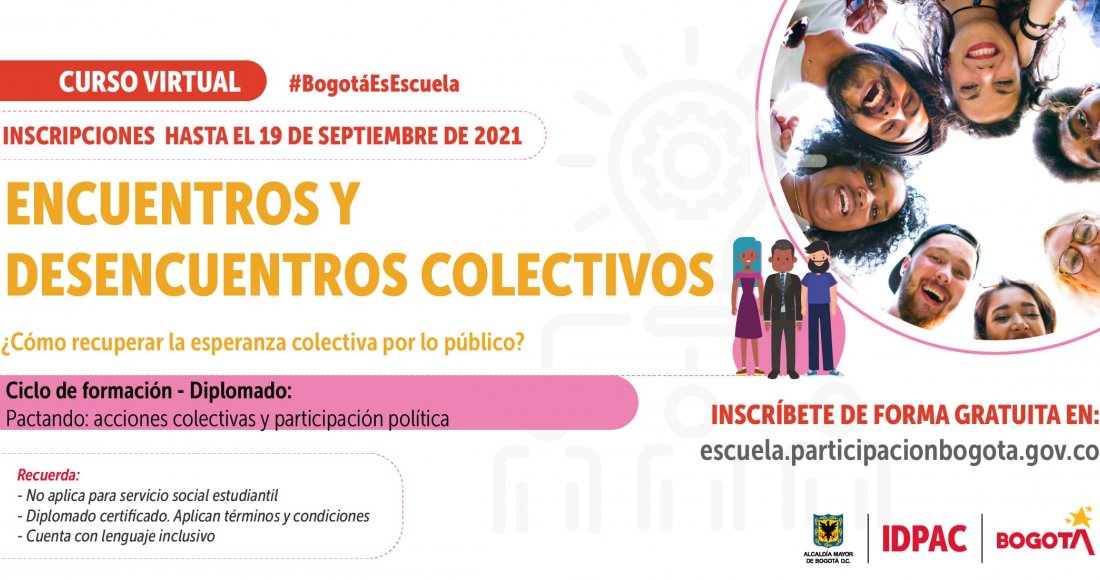 Nuevo diplomado, gratis y certificable sobre acciones colectivas y participación política  