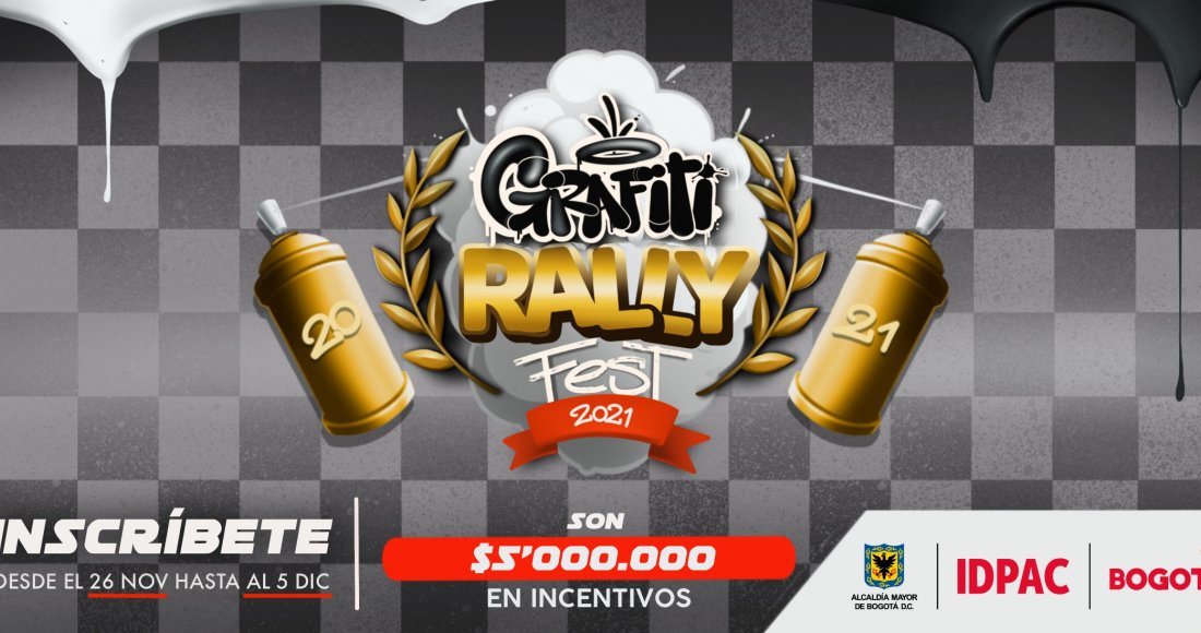 Convocatoria para Grafiti Rally Fest 2021 IDPAC