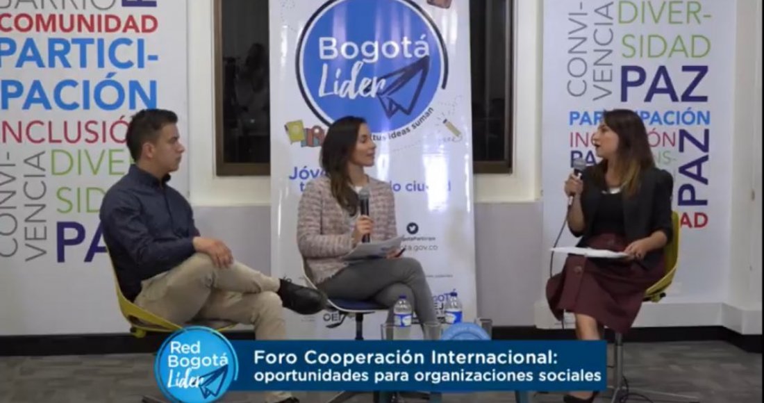 Jóvenes de la Red Bogotá Líder, se acercan a la Cooperación Internacional