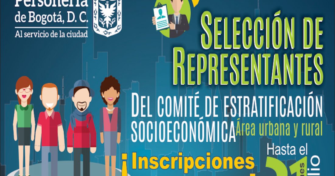 Selección de Representantes del Comité de Estratificación Socioeconómica