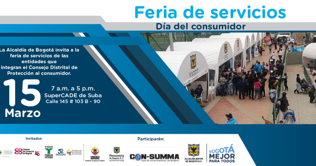 La Nueva Bogotá celebra el Día Internacional del Consumidor con feria de servicios