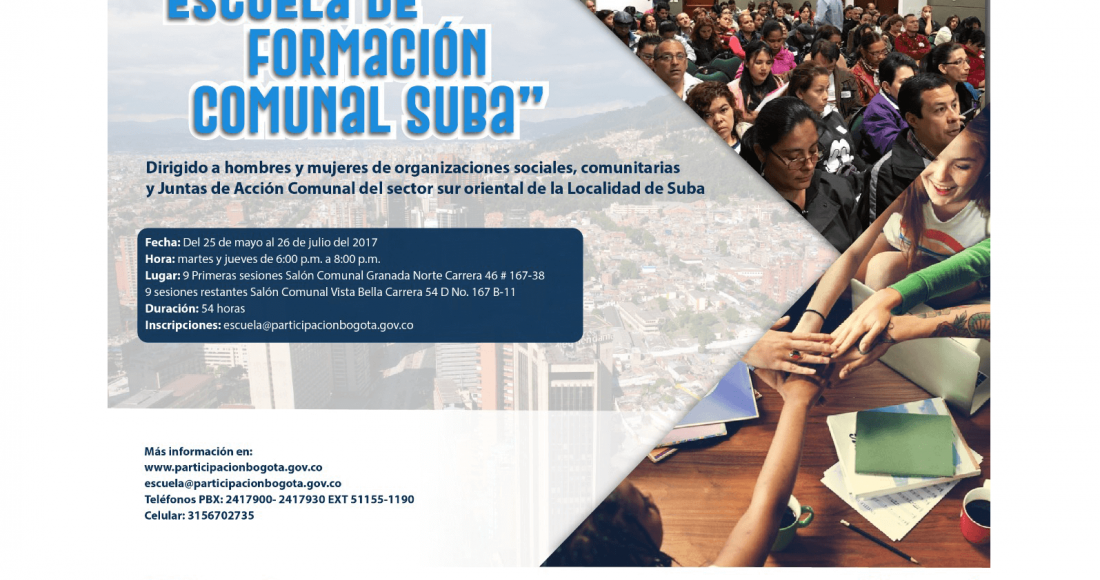 Curso de Formación Comunal en Suba