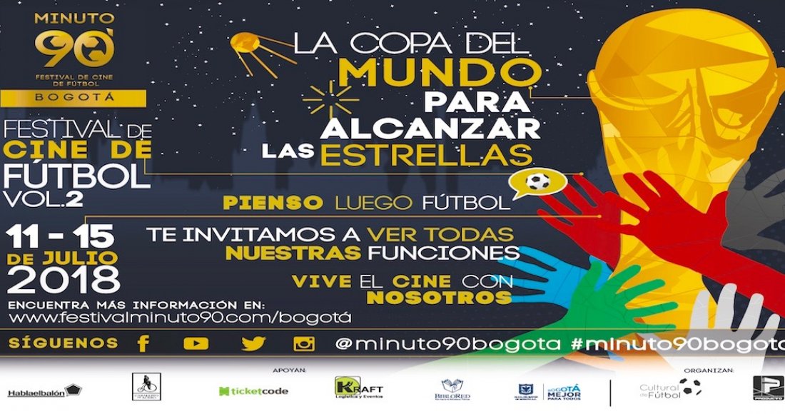 Llega a Bogotá el ‘Festival de Cine de Fútbol Minuto 90’