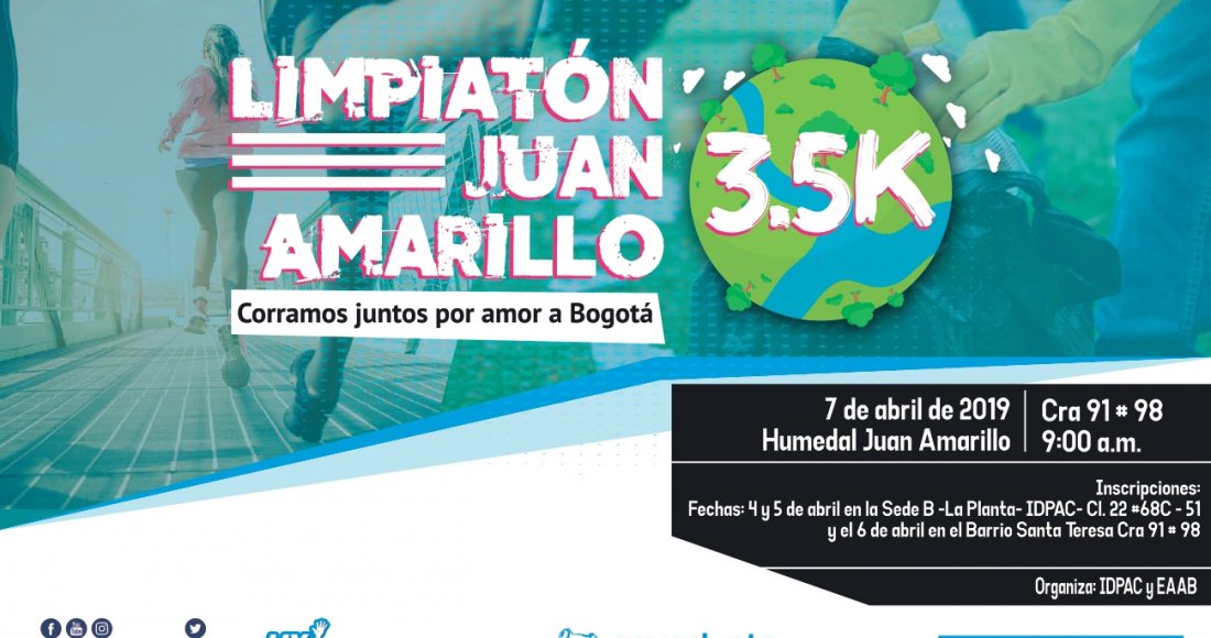 Prepárese para “Correr y Recoger” en la  Gran Limpiatón Juan Amarillo 3.5K