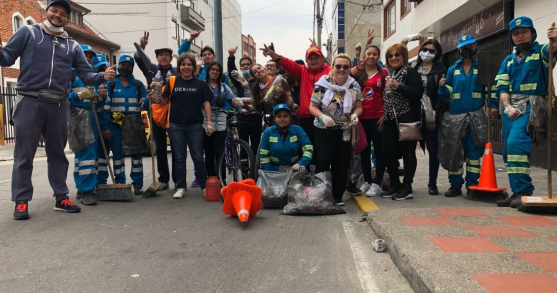 15 mil colillas menos en el suelo, gracias a jóvenes de Bogotá Líder