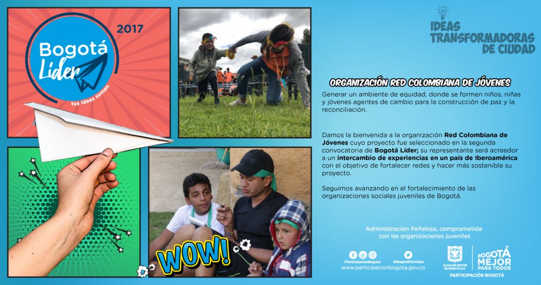 Conoce los proyectos de Bogotá Líder 2017