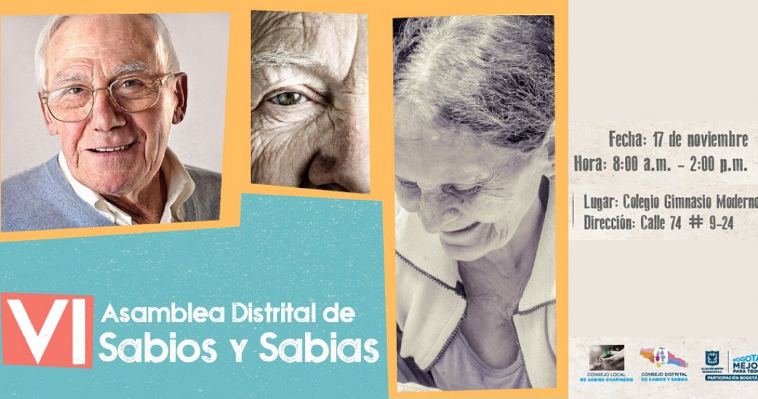 Este sábado se realizará la ‘VI Asamblea Distrital de Sabios y Sabias’