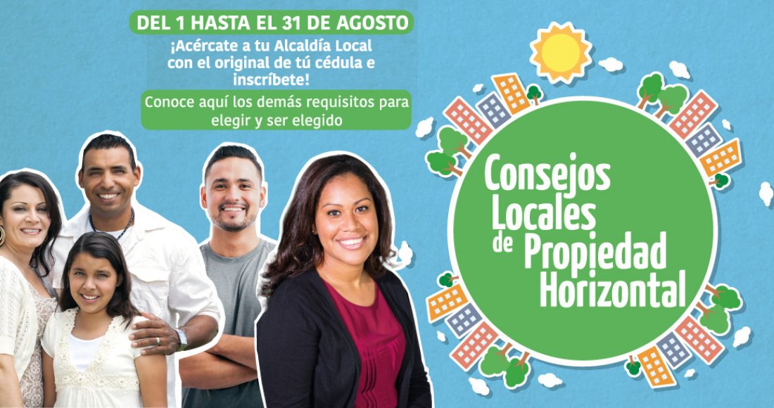 Abiertas inscripciones para los Consejos Locales de Propiedad Horizontal