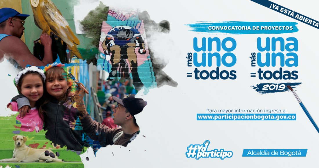 Convocatoria 'Uno Más Uno=Todos, Una Más Una=Todas' Proyectos e Iniciativas de Carácter Social 2019