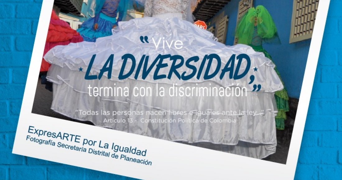 "Vive la Diversidad, termina la discriminación"