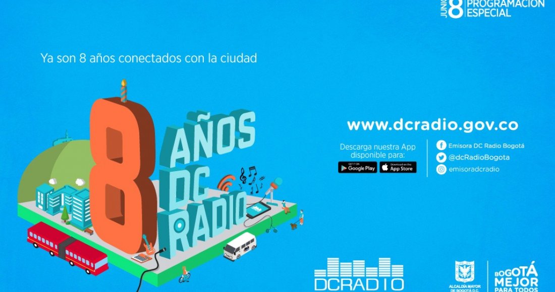 Celebremos juntos los ocho años de DC Radio