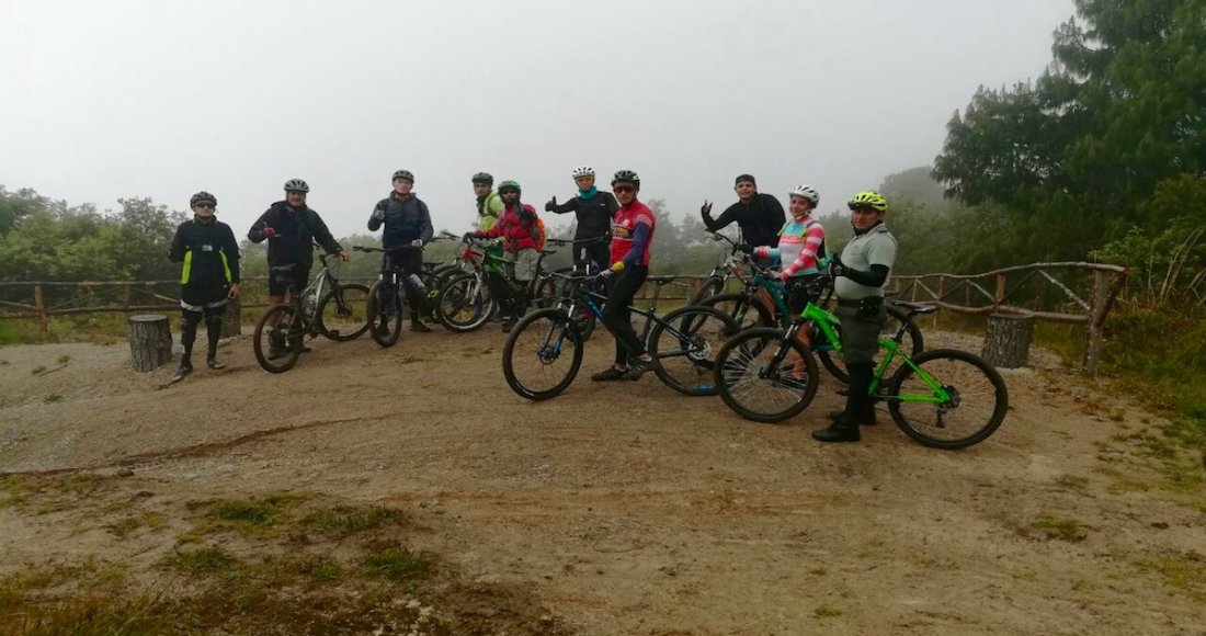 Rutas seguras para ciclomontañistas en los cerros orientales de Bogotá 