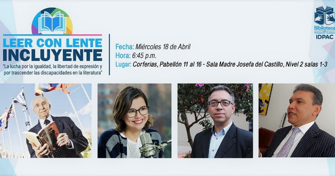 ‘Leer con Lente Incluyente’: Conversatorio en la FILBO 2018