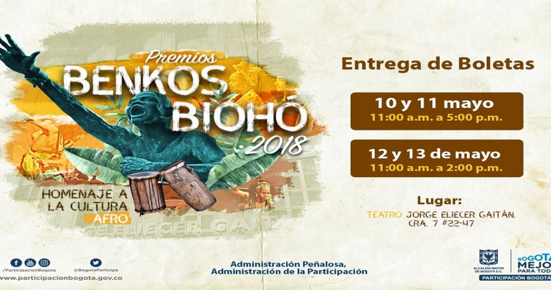 Premios Benkos Biohó 2018