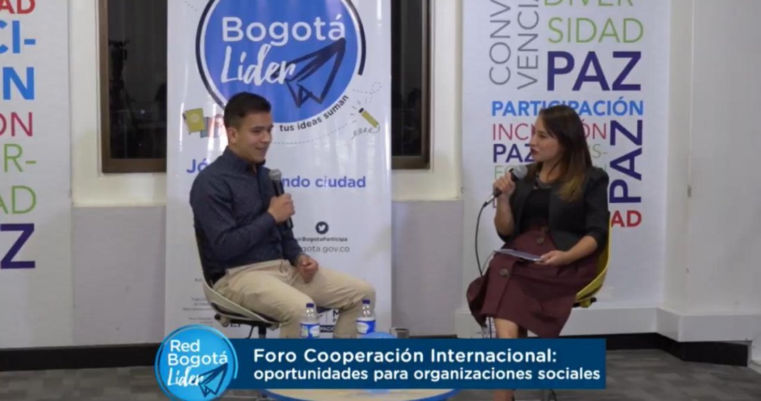 Jóvenes de la Red Bogotá Líder, se acercan a la Cooperación Internacional